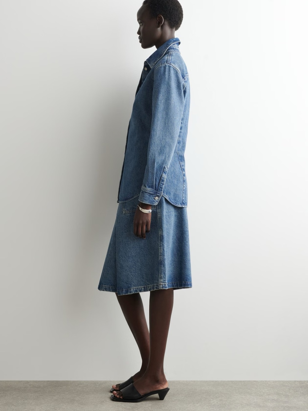 NWT (size 4) COS DENIM SHIRT - Picture 4 of 9